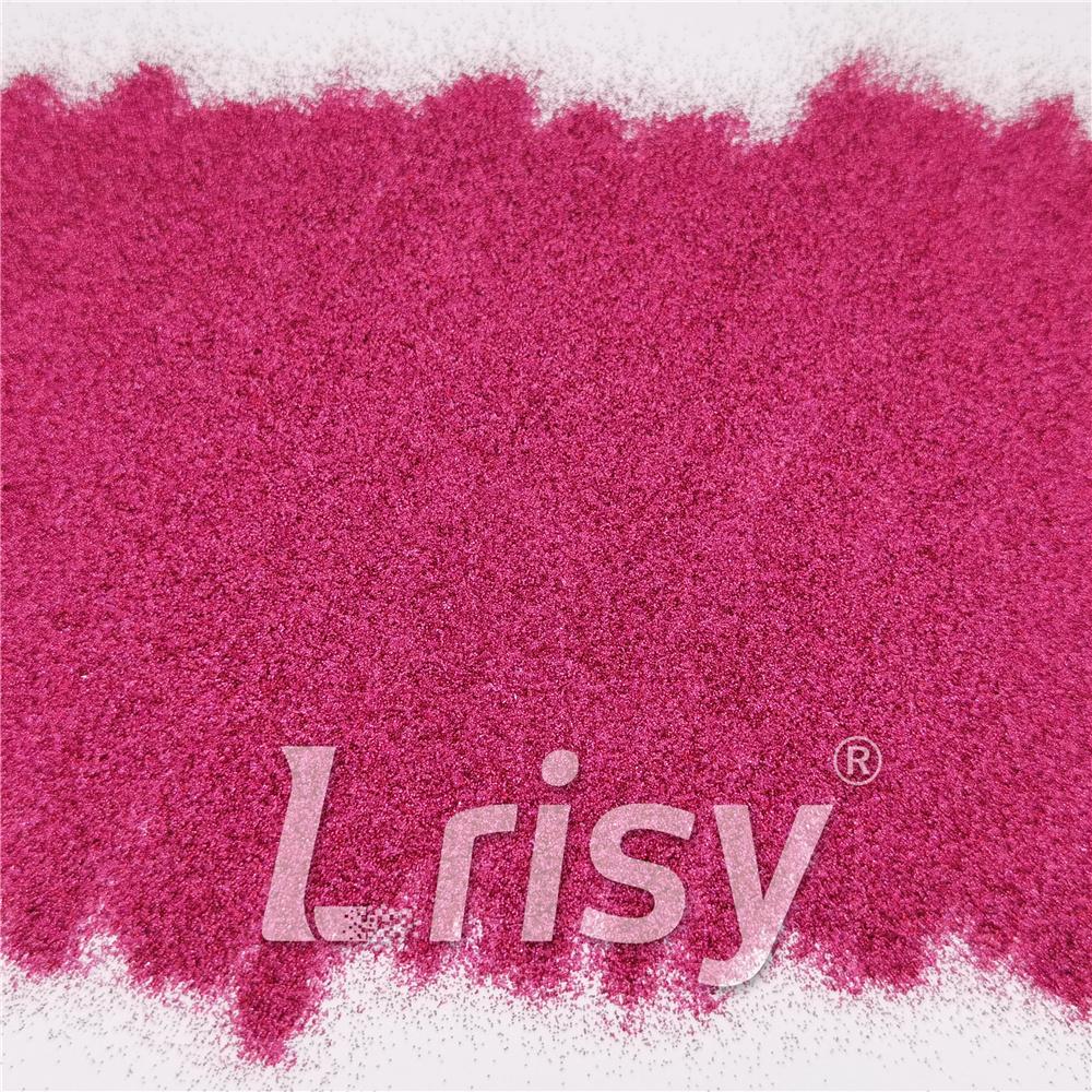 0.2mm Solvent Resistance Holographic Rose Red Glitter For Nail Polish LS0912