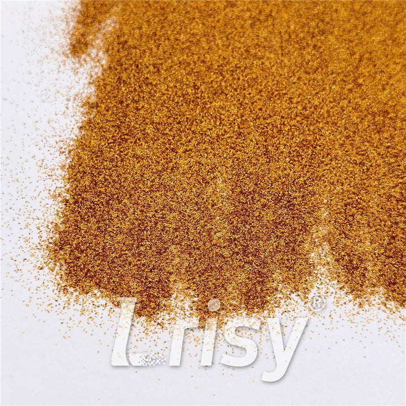 0.2mm Solvent Resistance Holographic Gold Glitter For Nail Polish LS0200