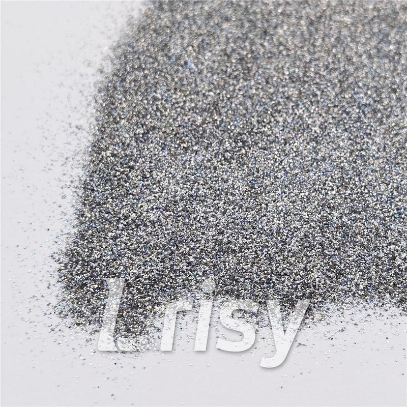 0.2mm Solvent Resistance Holographic Silver Glitter For Nail Polish LS0100