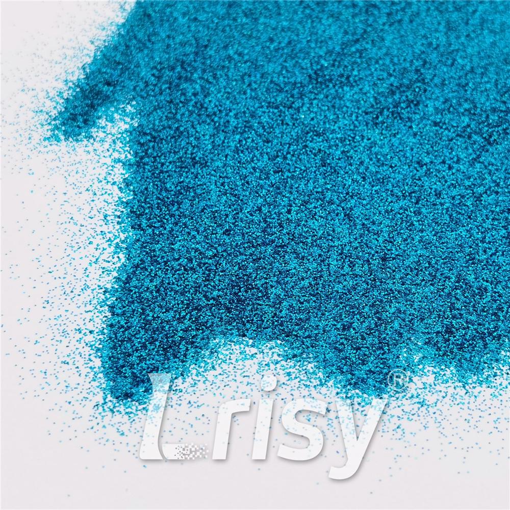0.2mm Solvent Resistance Holographic Sky Blue Glitter For Nail Polish LS0700