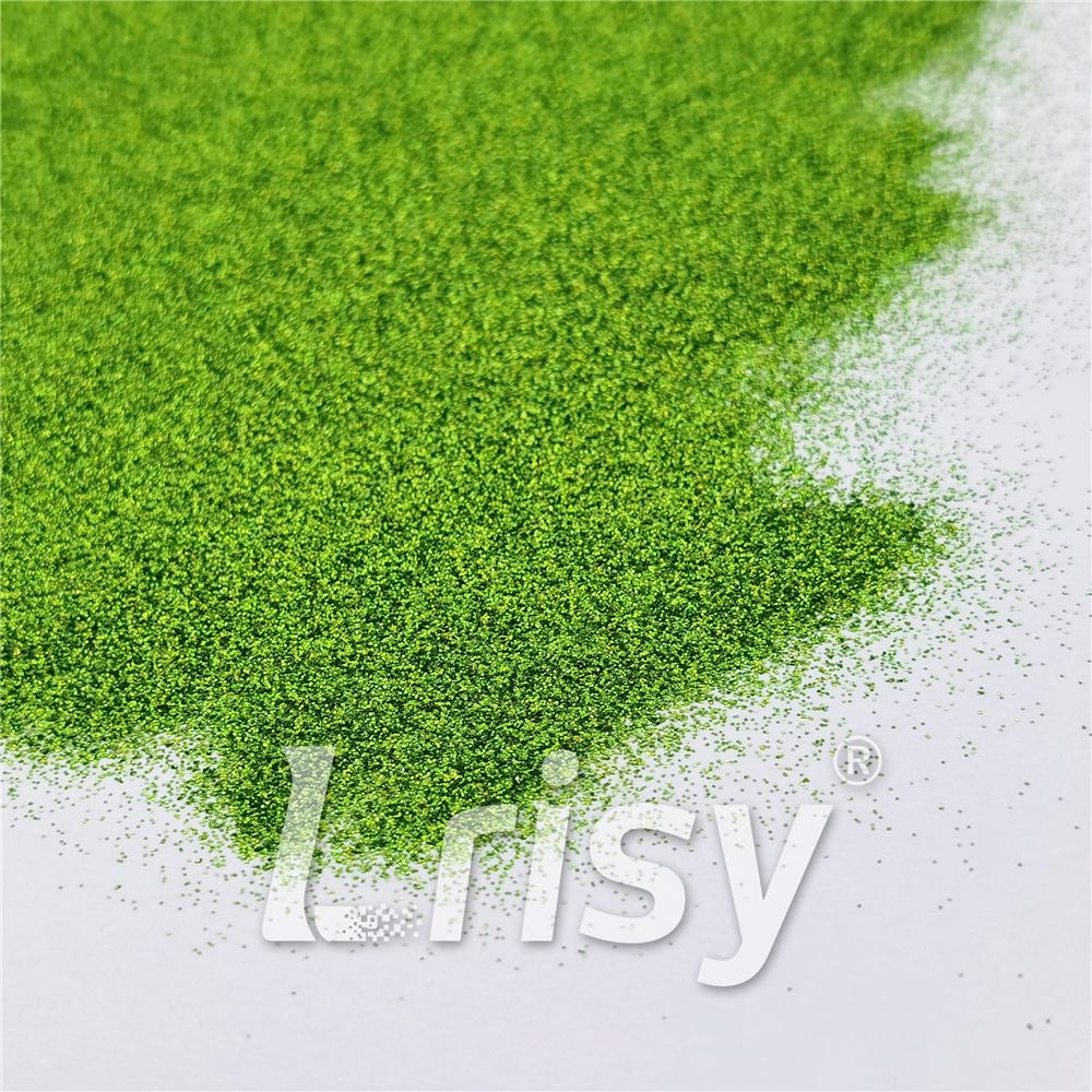 0.2mm Solvent Resistance Holographic Grass Green Glitter For Nail Polish LS0601