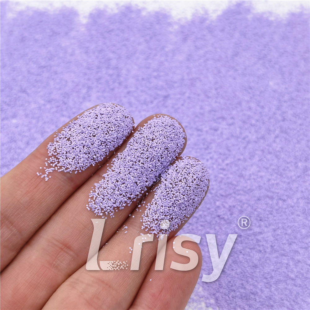 0.4mm Solvent Resistance Macaron Light Purple Matte Glitter FC-SJ025