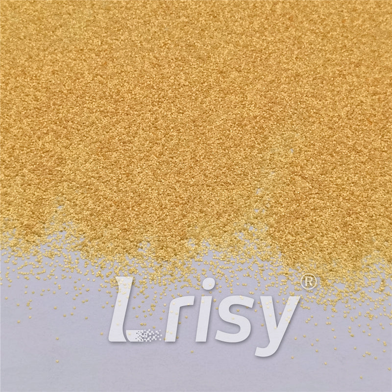 0.4mm Solvent Resistance Macaron Light Yellow Matte Glitter FC-SJ021