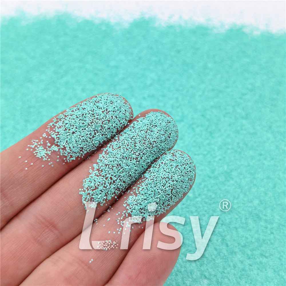 0.4mm Solvent Resistance Macaron Light Green Matte Glitter FC-SJ029