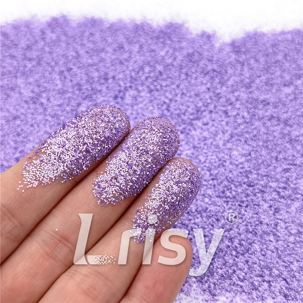 0.4mm Pearl Light Purple (Violet) Matte Solvent Resistance Glitter FC-GS011