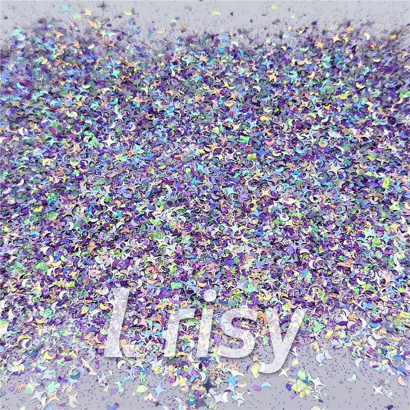 Celestial Bodies (By Minervam00n) Custom Mixed Glitter WAL206