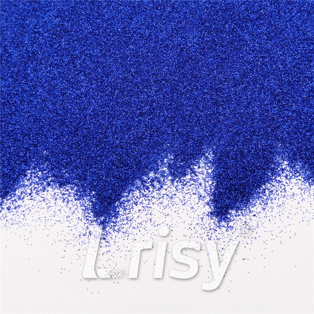 0.2mm Hexagon Shapes Holographic Deep Blue Glitter LB0705