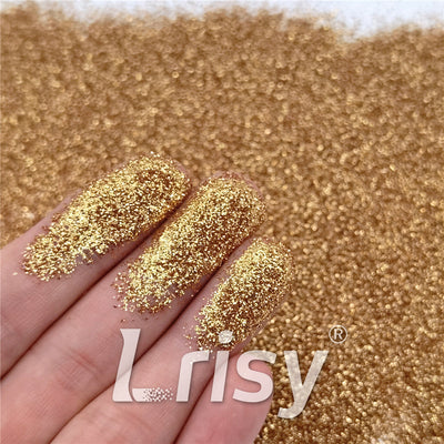 0.2mm Professional Cosmetic Glitter For Lip Gloss, Lipstick Sand Gold FCH206A