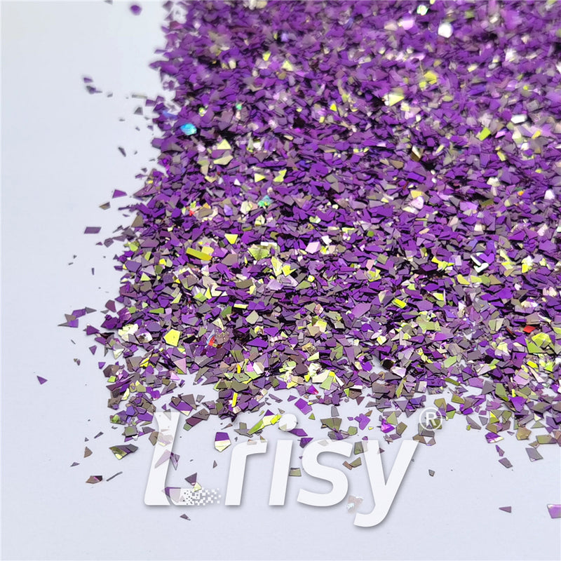 Iridescent Phantom Purple Color Shift Glitter Flakes C-BSL7822 2X2