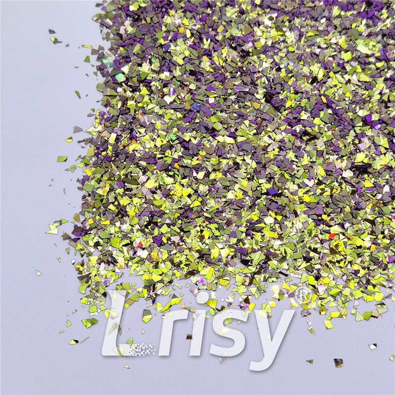 Iridescent Phantom Purple Color Shift Glitter Flakes C-BSL7822 2X2