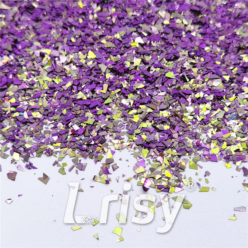 Iridescent Phantom Purple Color Shift Glitter Flakes C-BSL7822 2X2