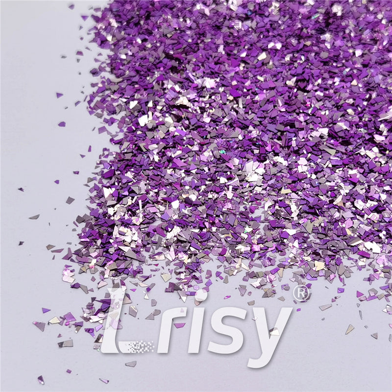 Iridescent Phantom Purple Color Shift Glitter Flakes C-BSL7824 2X2