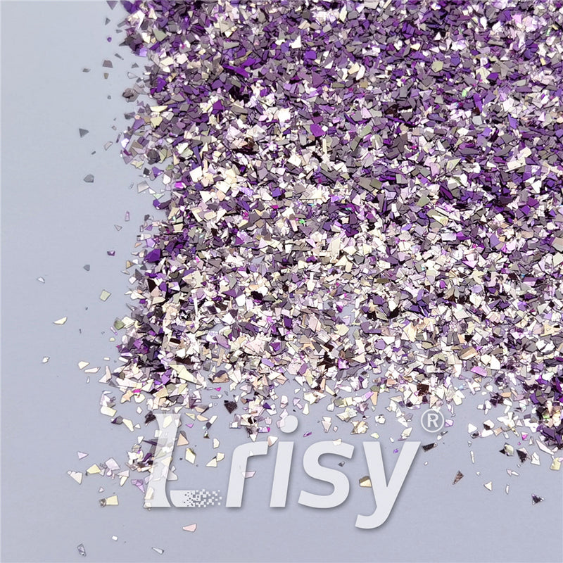 Iridescent Phantom Purple Color Shift Glitter Flakes C-BSL7824 2X2