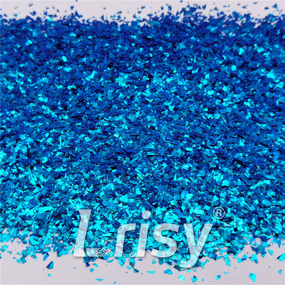 Iridescent Phantom Sea Blue Color Shift Glitter Flakes C-BSL7840 2X2