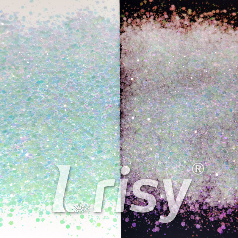 Iridescent Sky Blue General Mixed High Brightness Glitter FC012