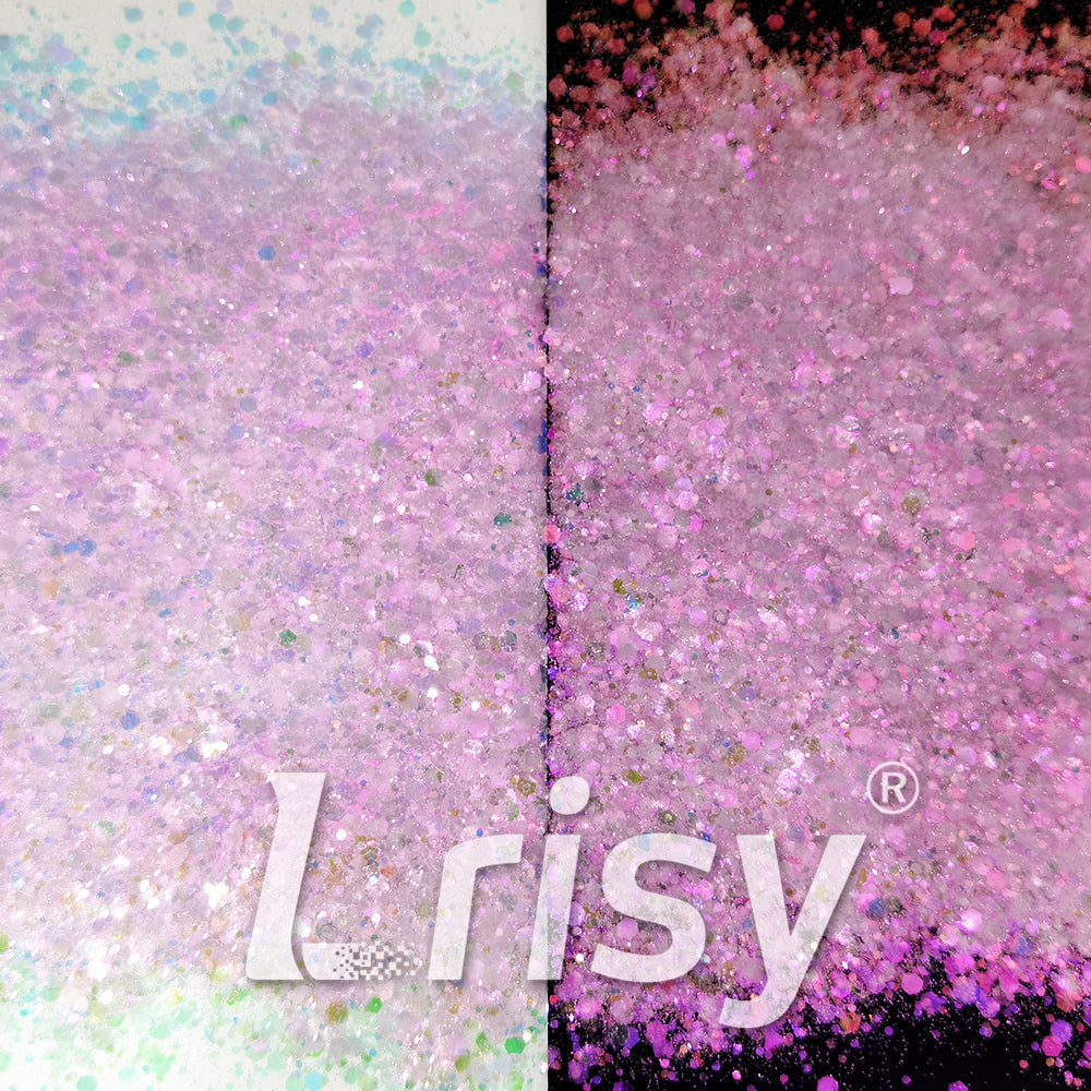 Iridescent Light Pink General Mixed High Brightness Glitter FC006