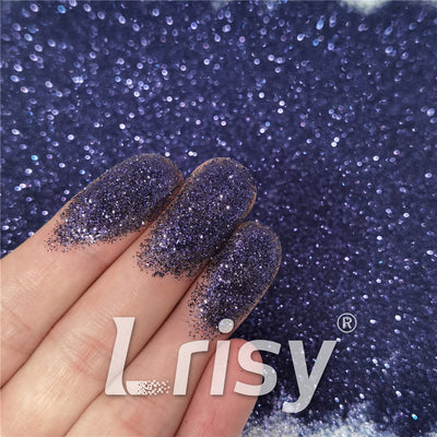 0.2mm Black Blue Glitter Pure Color B01001