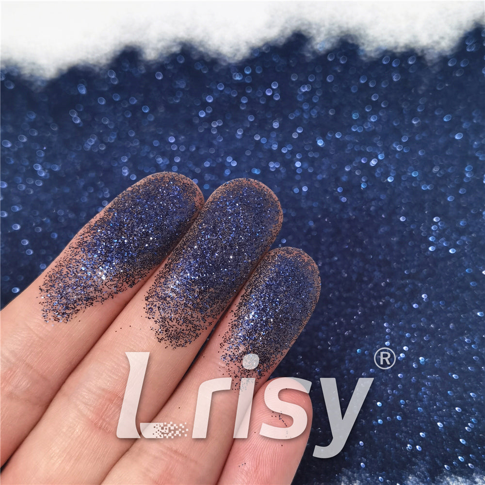 0.2mm Deep Sea Blue Glitter Pure Color B0716