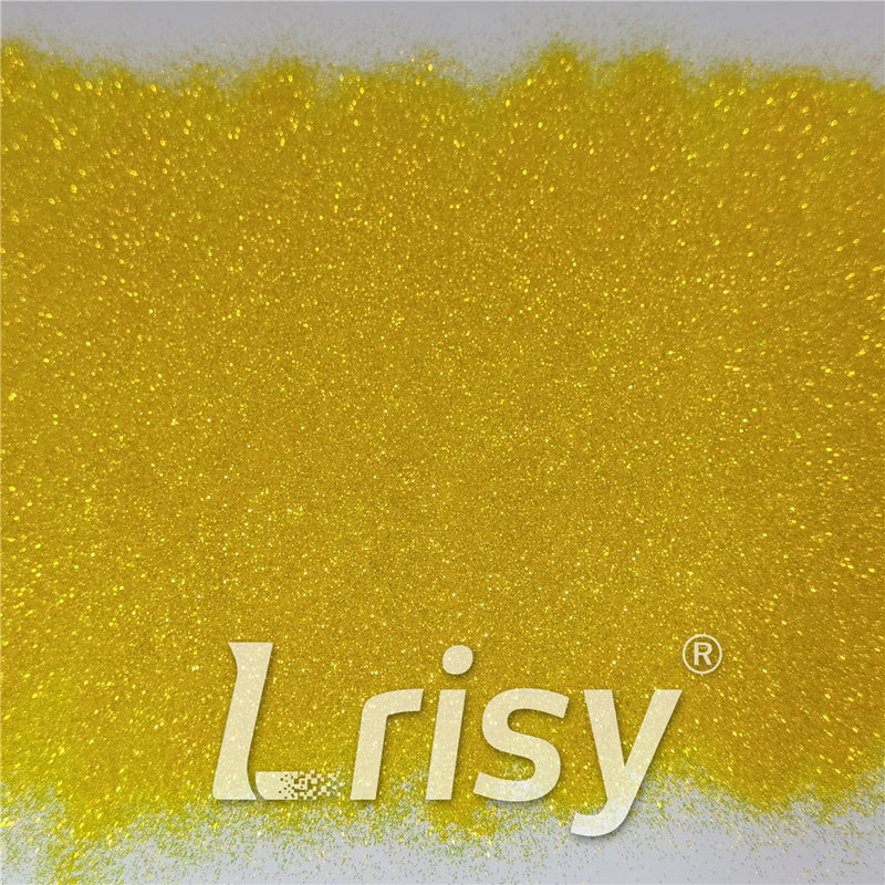 0.2mm Iridescent Lemon Yellow Professional Cosmetic Glitter For Lip Gloss, Lipstick FCH30