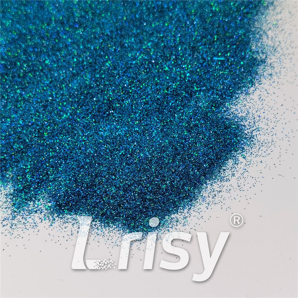 0.2mm Holographic Blue Professional Cosmetic Glitter For Lip Gloss, Lipstick FCHL700