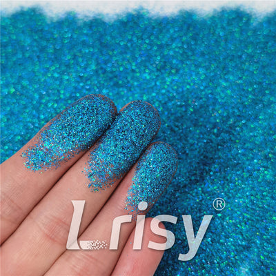 0.2mm Holographic Blue Professional Cosmetic Glitter For Lip Gloss, Lipstick FCHL700