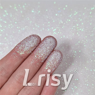 0.2mm Iridescent Pink White Professional Cosmetic Glitter For Lip Gloss, Lipstick FCH03