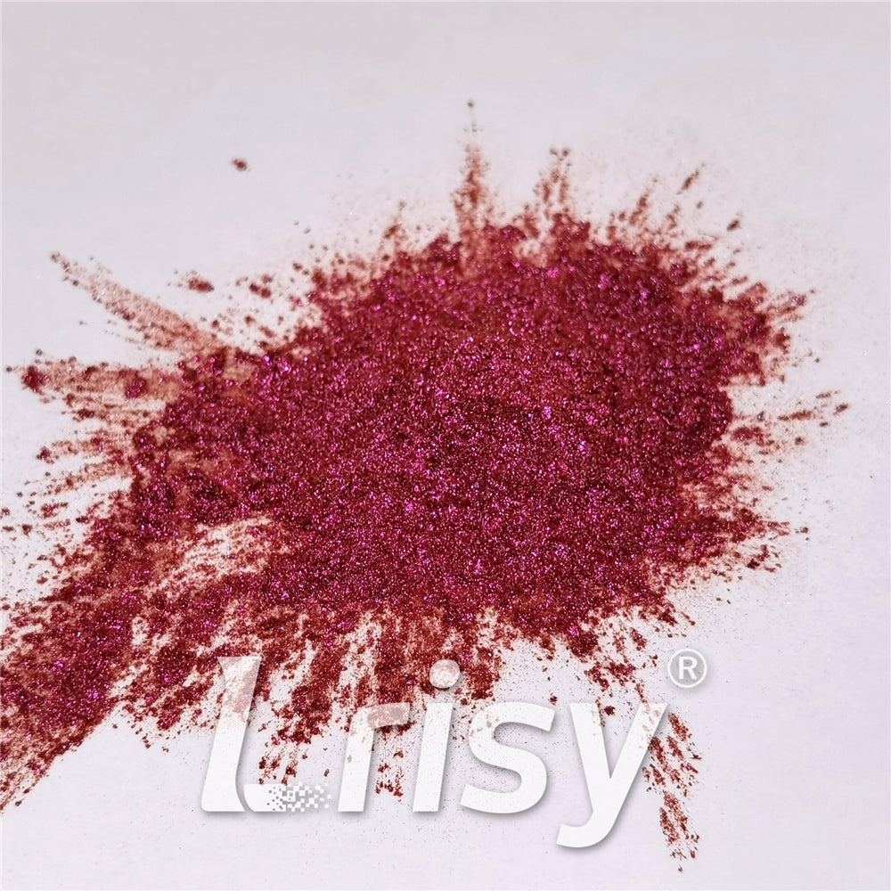 Mica Powder Rose Red Chameleon Color Shift Pigment Glitter 2512XE