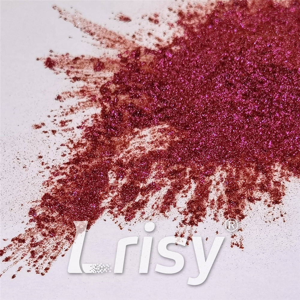 Mica Powder Rose Red Chameleon Color Shift Pigment Glitter 2512XE
