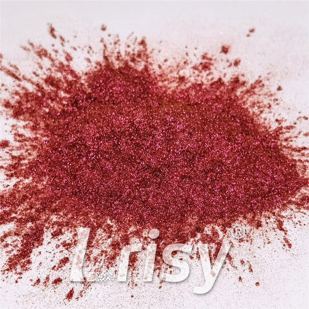 Mica Powder Rose Red Chameleon Color Shift Pigment Glitter 2451XE