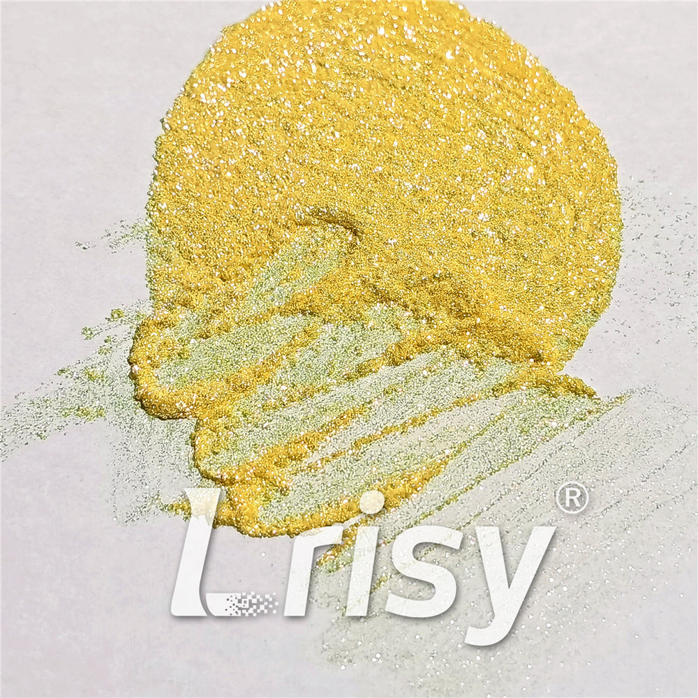 Iridescent Mica Powder Lemon Yellow Pigment Glitter STC8112