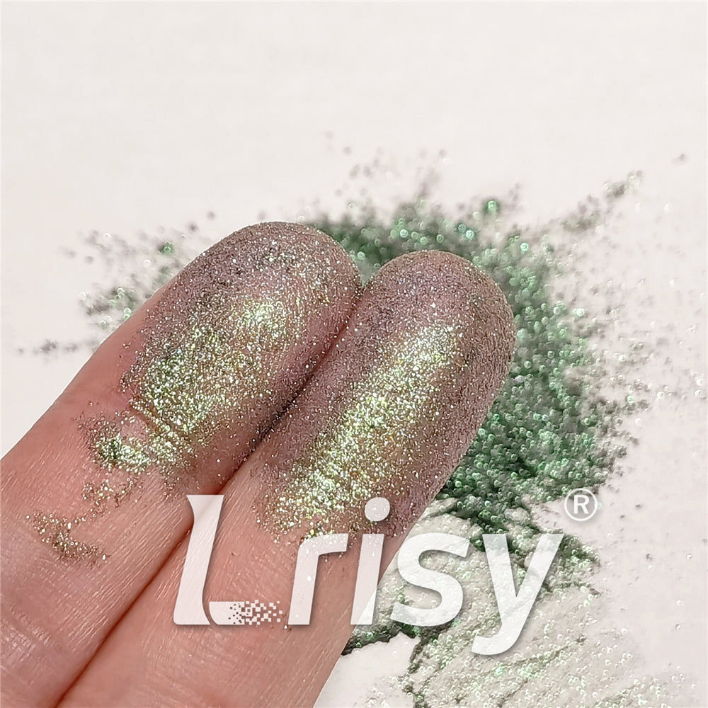 Iridescent Mica Powder Green Pigment Glitter STC8153