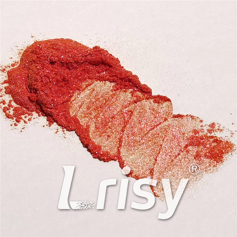 Iridescent Mica Powder Tangerine Pigment Glitter STC8123