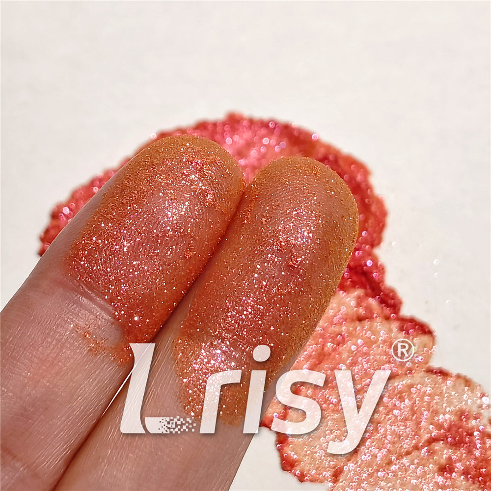 Iridescent Mica Powder Tangerine Pigment Glitter STC8123