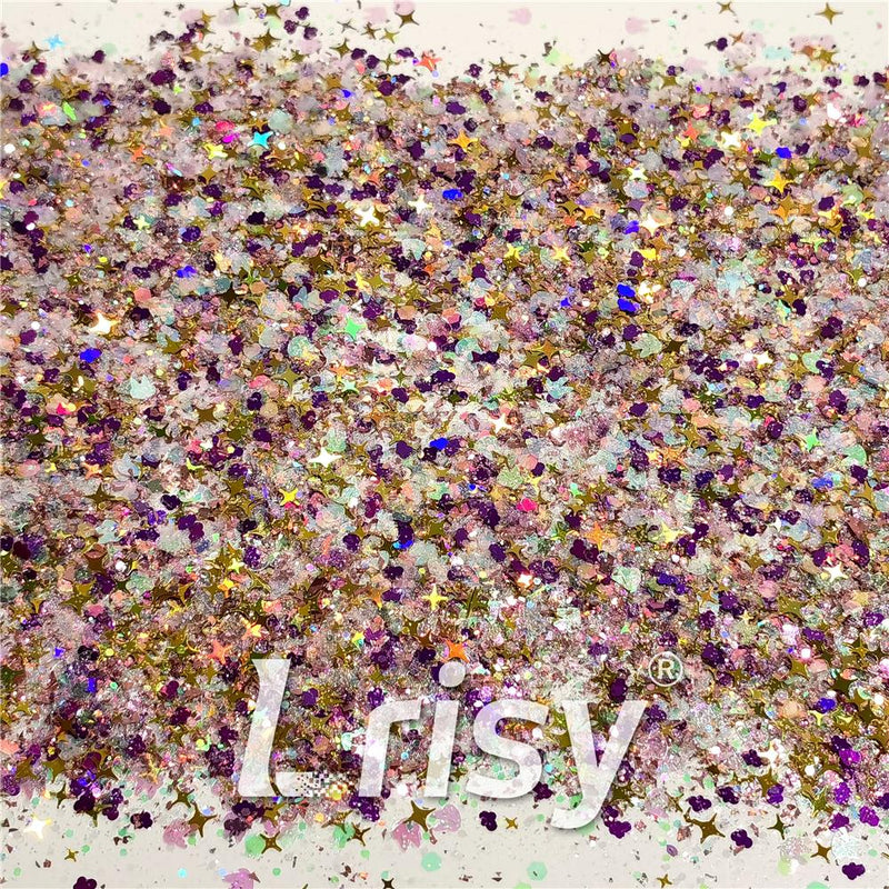 (By Starbunco) Hop to the Stars Custom Mixed Glitter WAL312