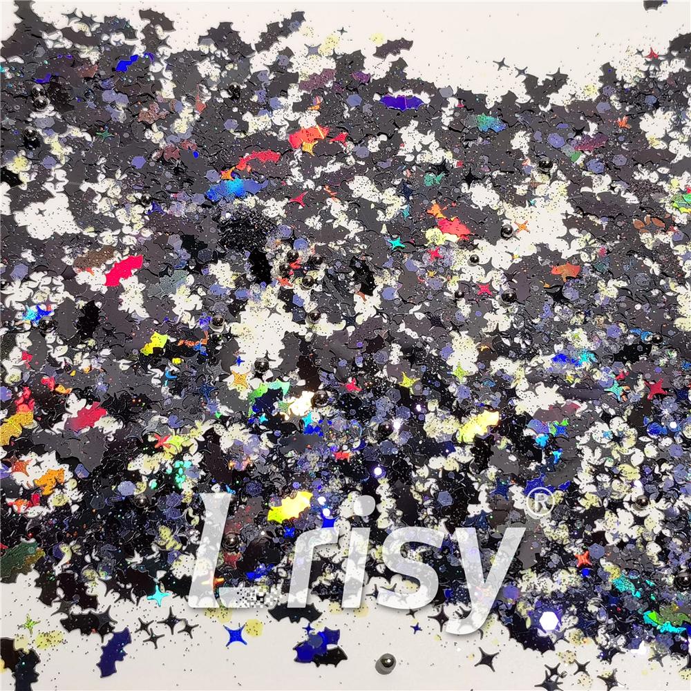 (By Valeivette) Baddy Bat Custom Mixed Glitter WAL351