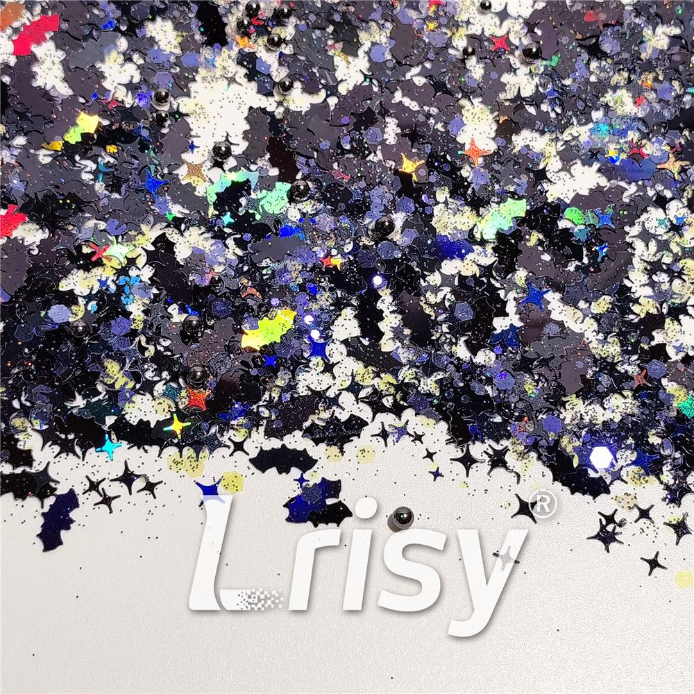 (By Valeivette) Baddy Bat Custom Mixed Glitter WAL351