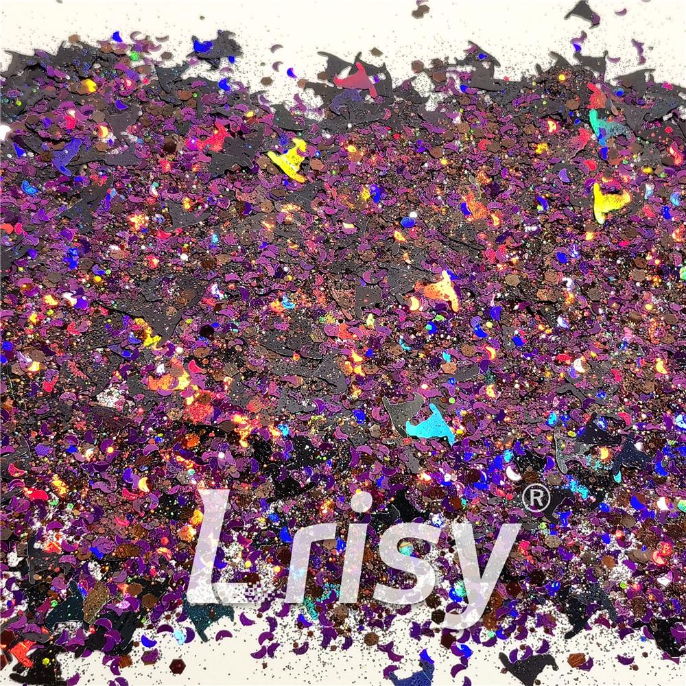 (By Valeivette) Season Of The Witch Custom Mixed Glitter WAL352