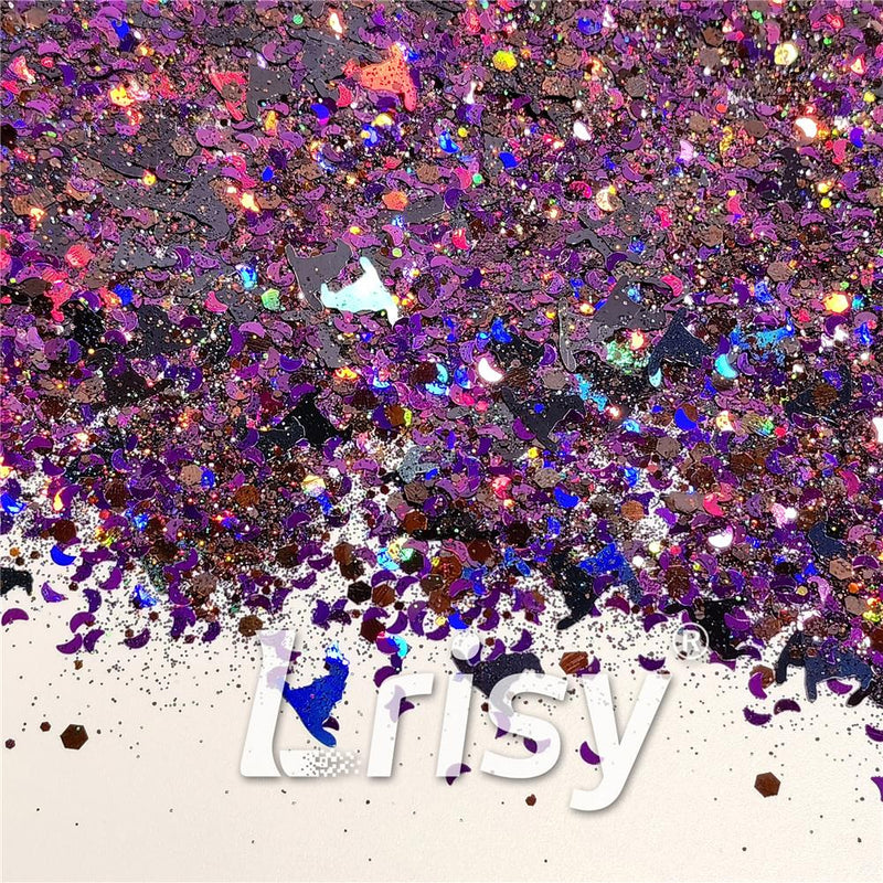 (By Valeivette) Season Of The Witch Custom Mixed Glitter WAL352
