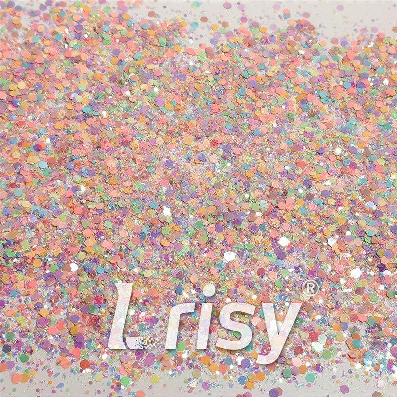 (By Christinasandovalboutique) Heavenly Heidi Custom Mixed Glitter WAL361