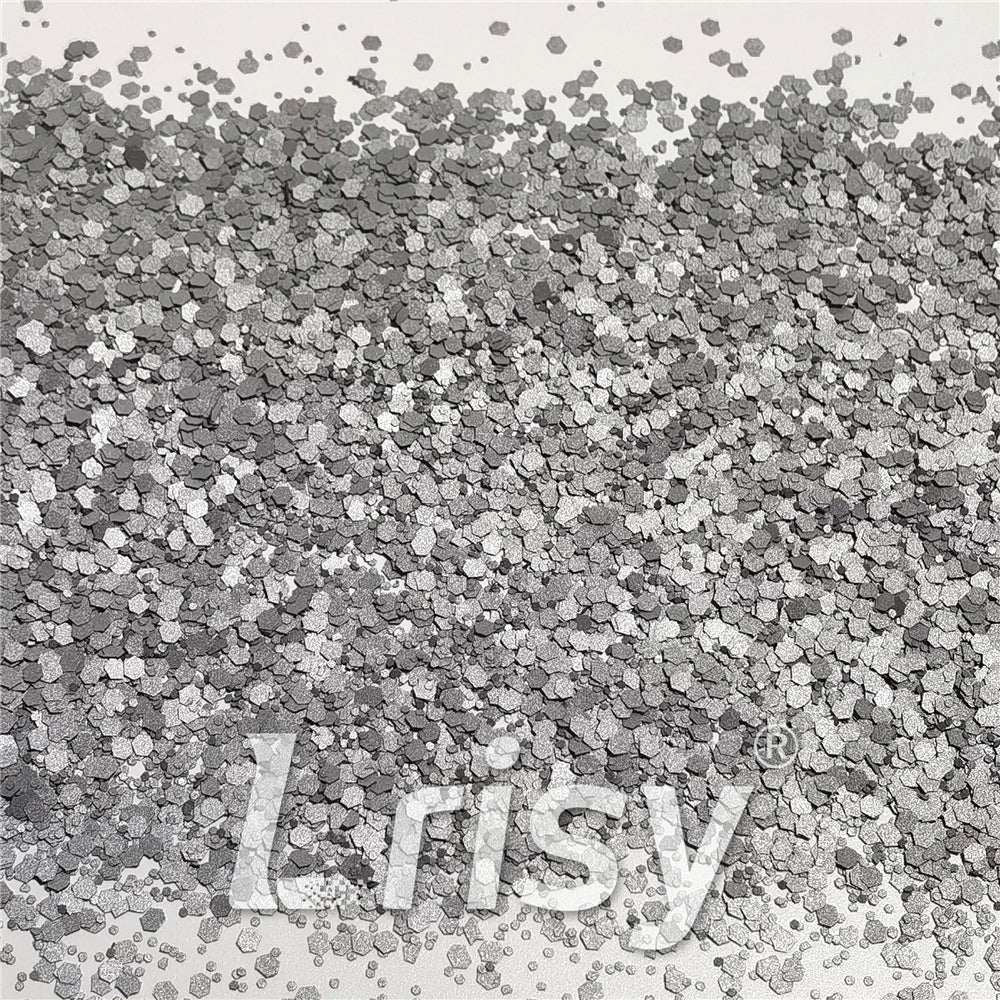 Mixed Glow In The Dark (Reflect Light At Night) Silver To White Glitter FC-FG001