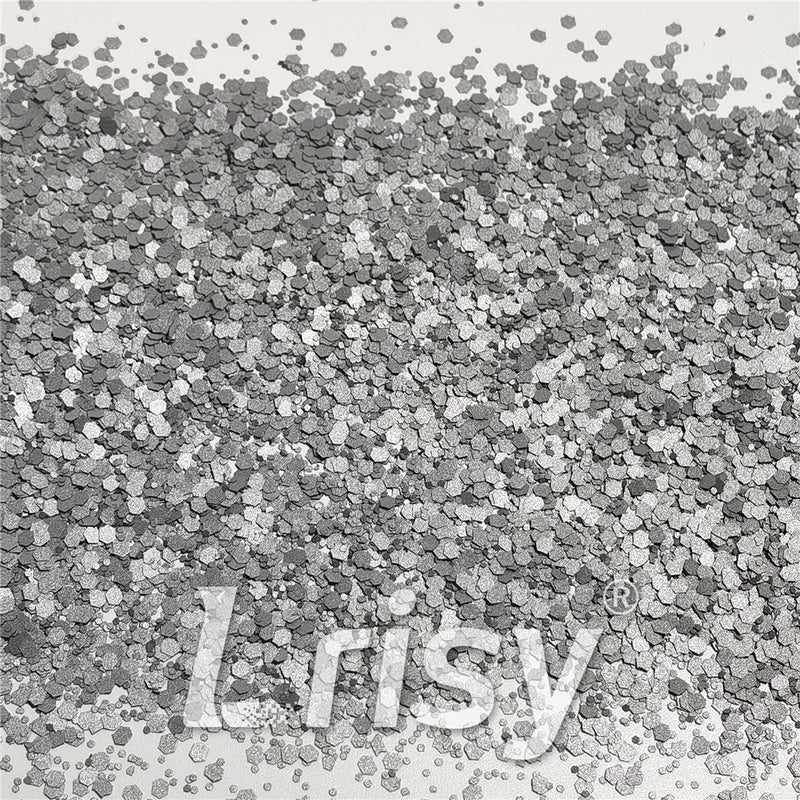 Mixed Glow In The Dark (Reflect Light At Night) Silver To White Glitter FC-FG001