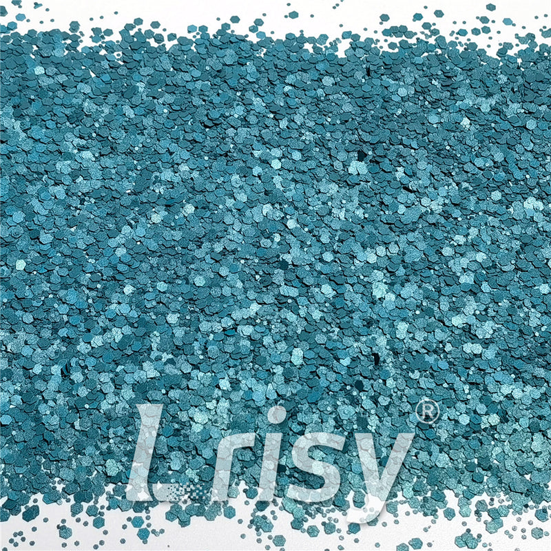 Mixed Glow In The Dark (Reflect Light At Night) Lake Green To Sky Blue Glitter FC-FG710