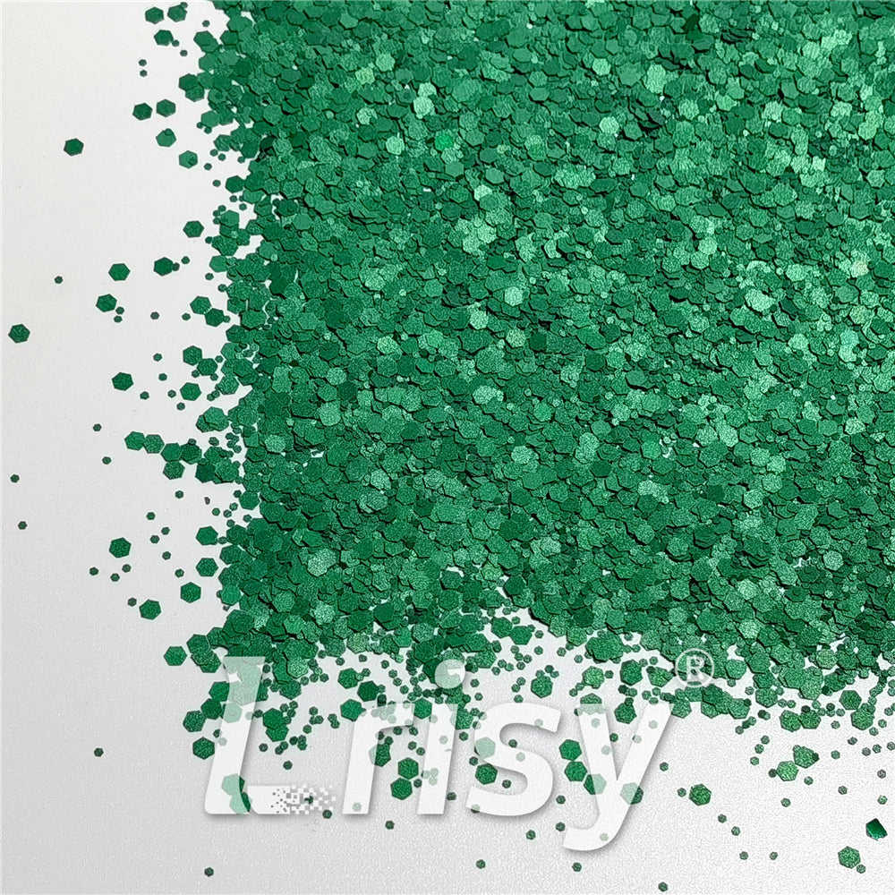 Mixed Glow In The Dark (Reflect Light At Night) Green Glitter FC-FG600