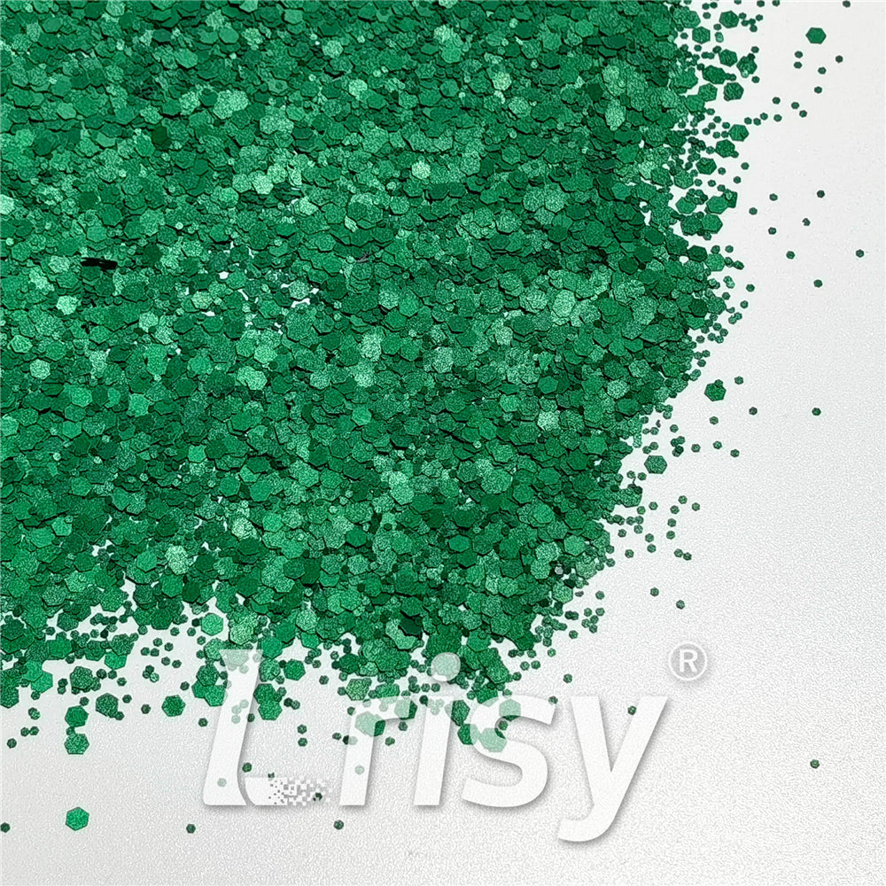 Mixed Glow In The Dark (Reflect Light At Night) Green Glitter FC-FG600
