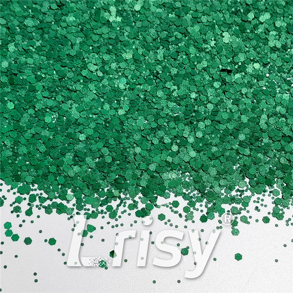 Mixed Glow In The Dark (Reflect Light At Night) Green Glitter FC-FG600