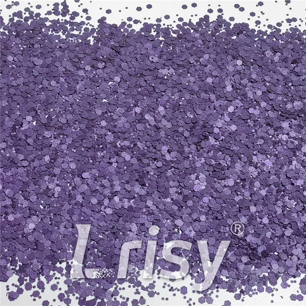 Mixed Glow In The Dark (Reflect Light At Night) Purple Glitter FC-FG800
