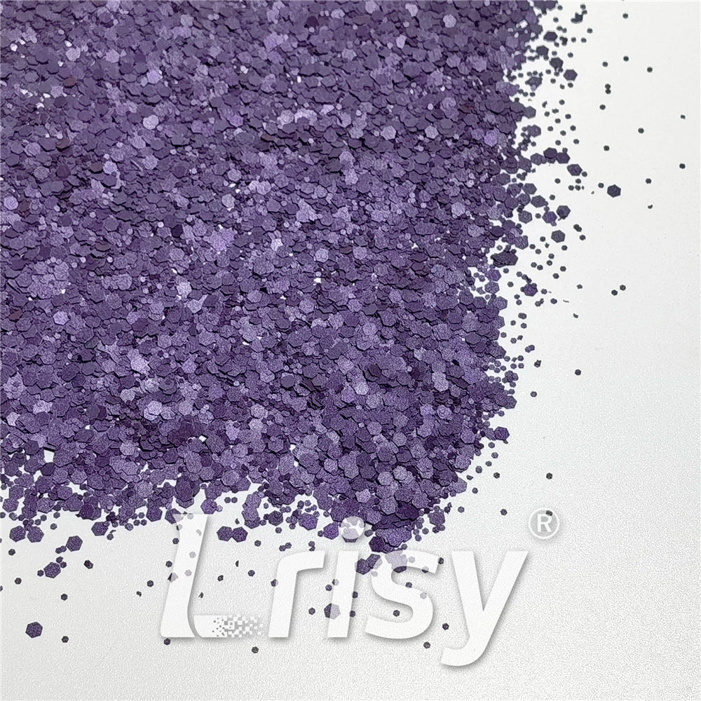 Mixed Glow In The Dark (Reflect Light At Night) Purple Glitter FC-FG800