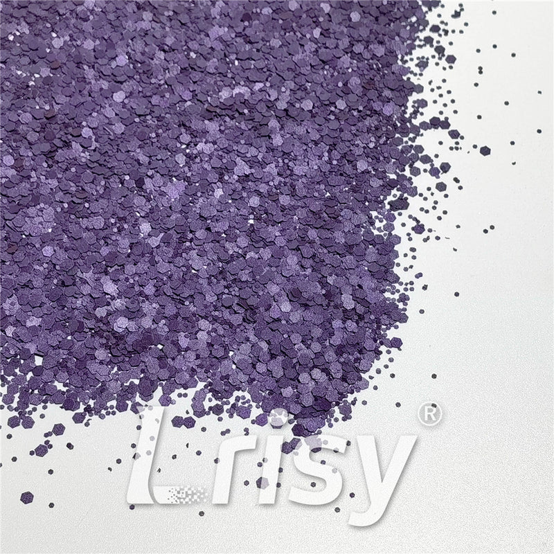 Mixed Glow In The Dark (Reflect Light At Night) Purple Glitter FC-FG800