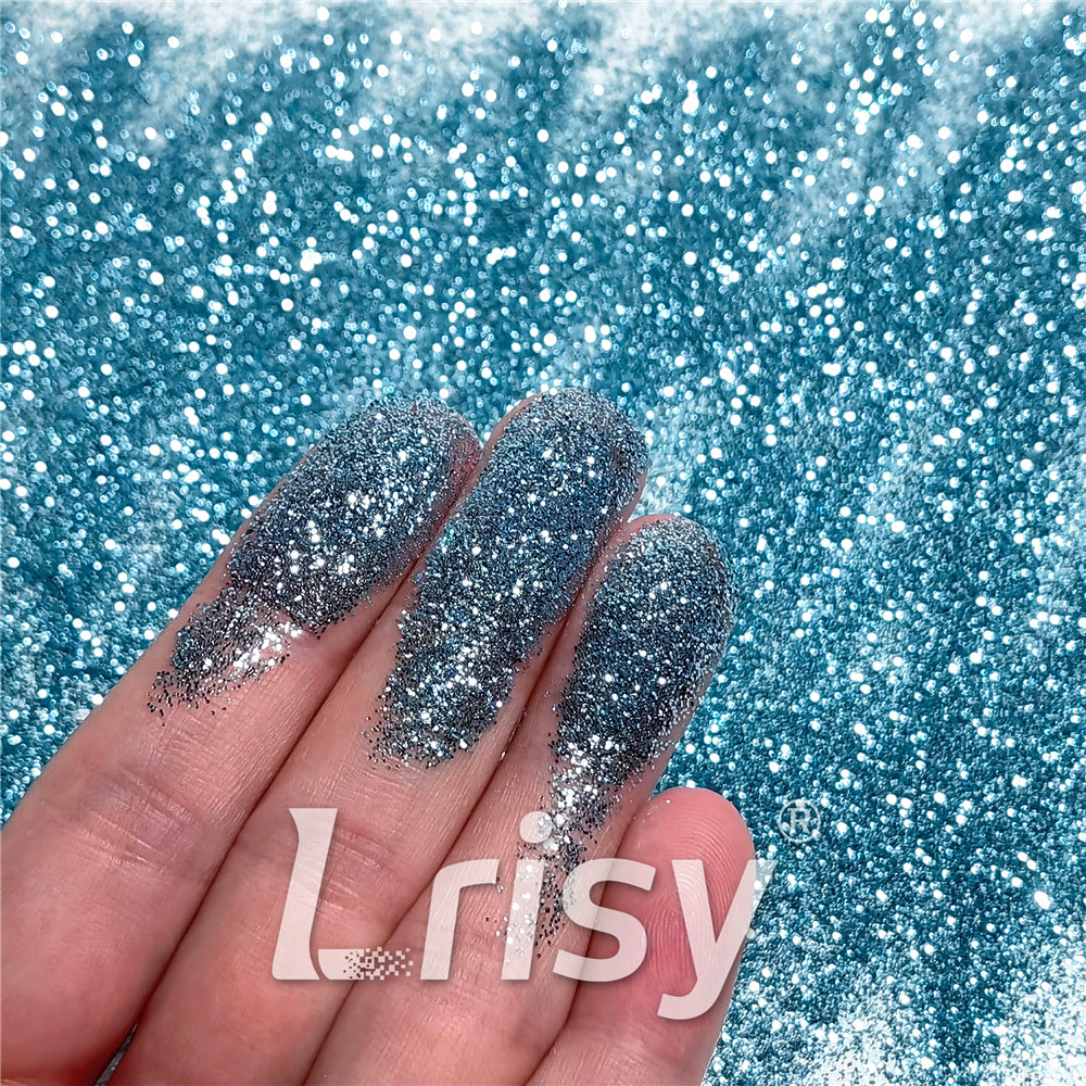 0.3mm Sky Blue Glitter Pure Color B0710