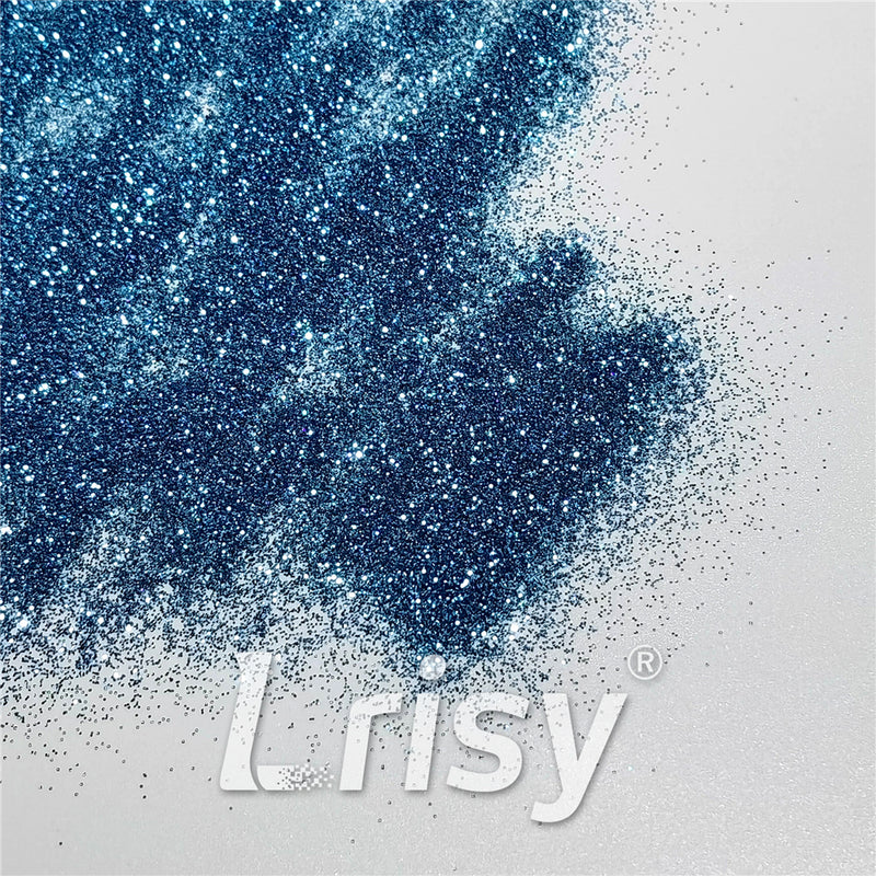 0.3mm Water Blue Glitter Pure Color B0706